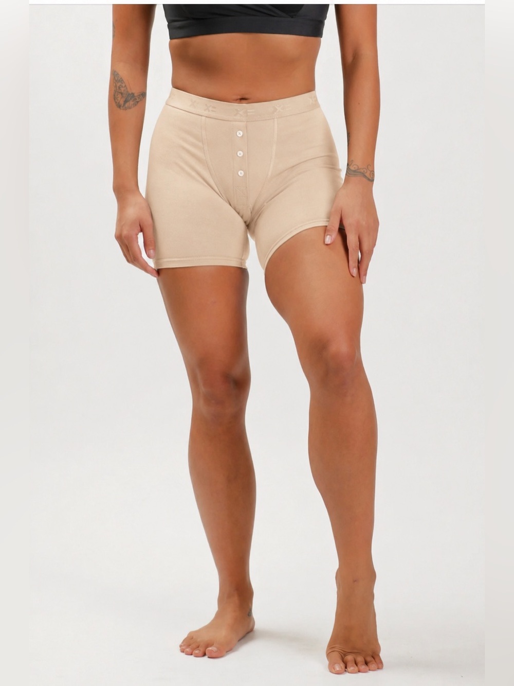 TomboyX 6” Fly Boxer Briefs Underwear Chai Lot of 2 Women’s XS